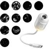 Generic Galaxy Projector Night Light 2 in 1 | Proiettore Galassia Stelle Soffitto | Galaxy Dream Star Projector | Lampada LED Notturna Luna Dischetti per Camera da Letto Parete Decorazione Ambienti