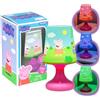 Paladone Peppa Pig, lampada da tavolo con licenza ufficiale, con 2 modalità di illuminazione, luce da comodino per camera dei bambini, giocosa scena di Peppa Pig, luce notturna per ragazzi e ragazze