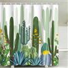 IcosaMro - Tenda da Doccia per Bagno Moderno Cactus 2