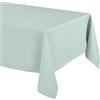 BEAUTEX Elegante tovaglia effetto lino naturale, tovaglia Lina e runner da tavolo, dimensioni e colore a scelta (Quadrata 110 x 110 cm, menta ghiaccio)