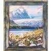 INIFUDI Cornice per Foto in Legno con Effetto Invecchiato -, Scegli tra 9 Colori e 3 Formati Stile Shabby Chic e Vintage per Decorazione (Nero metallizzato, 20 x 25)