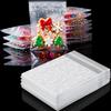 Mbsomnus 300 Pezzi Sacchetti Cellophane Trasparente 8x10 cm Bustine Trasparenti Autoadesivi Plastica Sacchetti Confetti con Pois per Biscotti Caramelle Gioielli Halloween