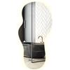 Generic Specchio da Parete Ondulato 40x80 cm | con Luce LED Bianco Neutro