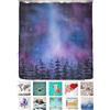 arteneur Tenda da Doccia Antimuffa 180x200cm Galassia | Tessuto riciclato, OEKO-TEX 100, lavabile 40°C, oscurante, impermeabile, orlo appesantito, con 12 anelli riciclati