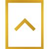 RahmenMax Morena - Cornice portafoto in legno, 33 x 89 cm, profilo moderno molto angolare, 89 x 33 cm, ampia scelta di colori: giallo con vetro sintetico trasparente 1 mm