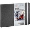 Hahnemühle Hahnemuhle 10625171 - Quaderno per acquerelli, formato A5, colore: grigio, confezione da 5
