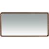 AC ANGEL CERDÁ Angel Cerdá - Specchio da Parete Moderna Rettangolare con Cornice in Legno Noce | Grande Specchio di Design per Soggiorno, Camera da Letto o Ingresso | Decorazione Elegante | 100 x 50 x 7 cm