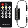 TTWAY Telecomando per striscia LED COB, telecomando IR DC24V per Bianco Caldo, Bianco Naturale e Bianco Luce Diurna