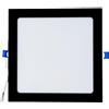 ONSSI Pannello LED da Soffitto 20W 2000lm,Quadrato 220x220 mm Bianco Freddo (CCT Dimmerabile in Bianco-Neutro-Caldo) Pannello LED Super Sottile da Incasso (Nero)