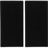 ZEONHEI 2 tappetini da bar in silicone, 30 x 15 cm, per cucina, bar, club, colore nero