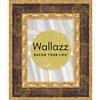 Wallazz Cornice Portafoto in Legno Pregiato - Made in Italy - Vetro Sintetico Infrangibile Crilex - Cornice per Tela - Design Italiano e Qualità Artigianale, 20x20cm Ruggine