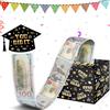 WenmthG Divertente regalo di laurea 2025, regalo di laurea in denaro fai da te, regalo di esame superato, regalo di laurea - nero