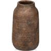Briful Vaso in ceramica per fiori, alto 28 cm, vasi rustici color bronzo, apertura da 10,2 cm, vaso grande per fiori di pampa, piante secche, fiori freschi, decorazione per la casa e la cucina