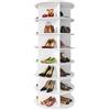 SpaceAid Scarpiera rotante Torre a 7 ripiani, Espositore per scarpe girevole Lazy Susan, Scarpiera girevole a 360° per riporre scarpe Giostra rotonda, Organizzazione verticale per borsette e scarpe