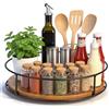 Zocipro Lazy Susan Portaoggetti Rotante da 23cm con Base Antiscivolo