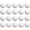 QUARKZMAN 20Pz Bottoni Automatici a Pressione Rotondi 20mm Bottoni a Pressione Metallo in Ottone Cucire Artigianato Ricambio per Blazer Abiti Abbigliamento Accessori DIY, Bianco Argento