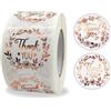 Damaiyyy Adesivi Grazie,Thank You Sticker 500 Adesivi per Etichette Regalo Round Baking Sticker per Bambini Adesivi Decorativi per Feste di Compleanno per Insegnanti e Studenti Adesivi Premio