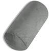 TaiBest - Cuscino cilindrico rotondo con rivestimento in velluto rimovibile, cuscino cervicale a tubo per supporto di testa, collo, schiena e gambe, 33x15 cm, grigio