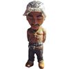 Stgbcst Statua di souvenir hip hop nera 3 x 5 x 10 cm, decorazione hip-hop, artigianato nero, adatto per collezioni di camere da letto da ufficio (stile 6)