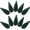GANAZONO Grucce Spalline Protettive 5 Paia in Plastica Verde, Supporti per Spalle per Camicie e Giacche, Protezione per Tessuti Fragili e Cappotti