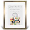 RahmenMax Puzzelmax - Cornice portafoto di alta qualità, DIN A4, per poster, 21 x 29,7 cm, effetto bronzo, con pannello posteriore bianco e vetro sintetico trasparente
