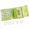 ZYWUOY 30 anelli in plastica all'uncinetto, accessori per borse per progetti fai da te e artigianato decorativo (22,2 mm)
