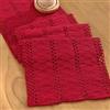 Dremisland Runner da Tavolo 30x180 cm Runner da Tavolo Rosso in Cotone Tovaglia Caffè da Esterno in Tessuto Macramè Boho Vintage Decorazione di Natale Table Runner per Natale Matrimoni Feste Cucina