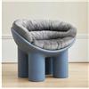 XRBCNMM Divano a gambe di elefante, con cuscino in peluche, moderna, per soggiorno, camera da letto, balcone, ufficio, comoda poltrona per adulti e bambini (blu, 51 cm con cuscino)