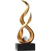 Tauzveok Scultura Deco, Statua di Arte Astratta, Decorazione Soggiorno, Camera da Letto Deco, Appartamento Moderno Oggetti Decorativi Sculture,Golden h