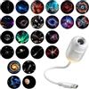 Generic Galaxy Projector Night Light 2 in 1 | Proiettore Galassia Stelle Soffitto | Galaxy Dream Star Projector | Lampada LED Notturna Luna Dischetti per Camera da Letto Parete Decorazione Ambienti