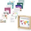 Nordstern Salvadanaio cornice per foto, personalizzabile per regali, ideale per compleanni, matrimoni, nascite, inizio della scuola, vacanze, trasloco ed esame di patente di guida