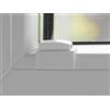 Quickfit - Set di 4 piastre adesive articolate e tenditrice per montaggio senza fori, supporto per finestre in plastica