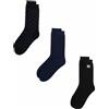 Karl Lagerfeld Uomo K/Monogram Logo Sock (3 Pack) Black Monogram/Blue 43-46