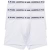 Karl Lagerfeld Uomo Logo Trunk Set (3 Pack) White S
