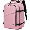KONO Zaino Ryanair 40x30x20 Zaino da Viaggio per Aereo Bagaglio a Mano per Sotto il Sedile Borsa per Ryanair (24L, Rosa)