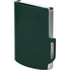 MONDRAGHI Miniwallet in Vera Pelle Leggero e Tascabile. Portafoglio Slim per Carte di Credito Banconote Monete Tessere e Documenti Modello Basic Outlet Forest per Uomo e Donna