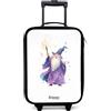 NoBoringSuitcases.com® Valigia Per Bambini Compatto 48x31x19 cm Bagaglio Ultraleggero Bagagli Rigidi LED Ruote Valigie Neonato Bimbi - Ragazze - Mago - Bastone
