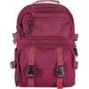 Oreunik Zaino da Viaggio per Scuola Superiore, Università, Uomo Donna, Adolescente Porta PC 15,6 Pollici Leggero Resistente, Nero (Borgogna)