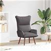 Generico Poltrona Grigio 69 x 74 x 93 cm Pelle Artificiale,Grigio,10.7kg,42001859