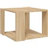 JHQHSM Tavolino da Salotto Tavolino da caffè Tavolo da divano Tavolo da gioco Tavolo centrale Tavolo da pranzo Comodino Adatto al soggiorno Camera da letto Ufficio Rovere Sonoma 40x40x43 cm Legno Multistrato