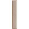 MG Design Pannelli decorativi per pareti 3D 15 x 90 cm imbottito Beige - per una facile installazione, in tessuto velour - testiera per camera da letto, decorazione del soggiorno