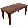 MASSIVMOEBEL24.DE Oxford #603 Tavolo da Pranzo in Legno di Acacia - Laccato/Nougat 160x90x76