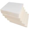 Yuly Schiuma Sostitutiva per Divano, Gommapiuma per Imbottitura Alta Densità 50 - Misura Personalizzabile, Schiuma per Divani, Cuscini, Materassi, Tagliare, 1 Pezzo (Bianco,Spessore-5cm-50x50cm)