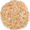 PERSELOSO Palline Decorative in Rattan Intrecciato Beige, Leggere, Artigianali | Parete e Casa, Stile Boho Naturale, Facili da Appendere, Finitura Artigianale, Tono Beige