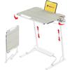 FoldWise Tavolo Pieghevole per Laptop da Divano - Scrivania Portatile in Legno & Tavolo Overbed, Altezza Regolabile, Inclinabile, Pieghevole, con Poggiapiedi, Portabicchiere, Porta Tablet & Fermabordo