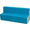 Velinda Divano divanetto, divanoletto,Sofa,mobili,cameretta Giochi (Colore: Blu-Beige)