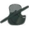 ABOOFAN Piastra a Rete in Pu per Borse all Uncinetto Fai da Te, Accessorio per Progetti di Ricamo e Maglia, Leggera e Facile da Conservare, per Artigianato Decorativo