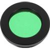 GRIRIW Filtro per Telescopio Professionale da 1,25 Pollici per Osservazione di Pianeti e Lune, in Lega di Alluminio e Vetro Verde, per Osservazione Esterna e Urbana