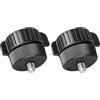 Piceioep 2 adattatori montaggio Essential per creatori contenuti, testa a da 17 mm a filettatura 1/4 che consentono supporto per fotografia e bici Vlog