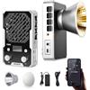 NEEWER Luce Video LED Ultra Compatta da 100W con Controllo APP/Pannello, Lampada COB Bicolore Tascabile a Uscita Continua con 4 Curve di Oscuramento/2700K-6500K/CRI96+ per Foto Video in Studio, FS100B